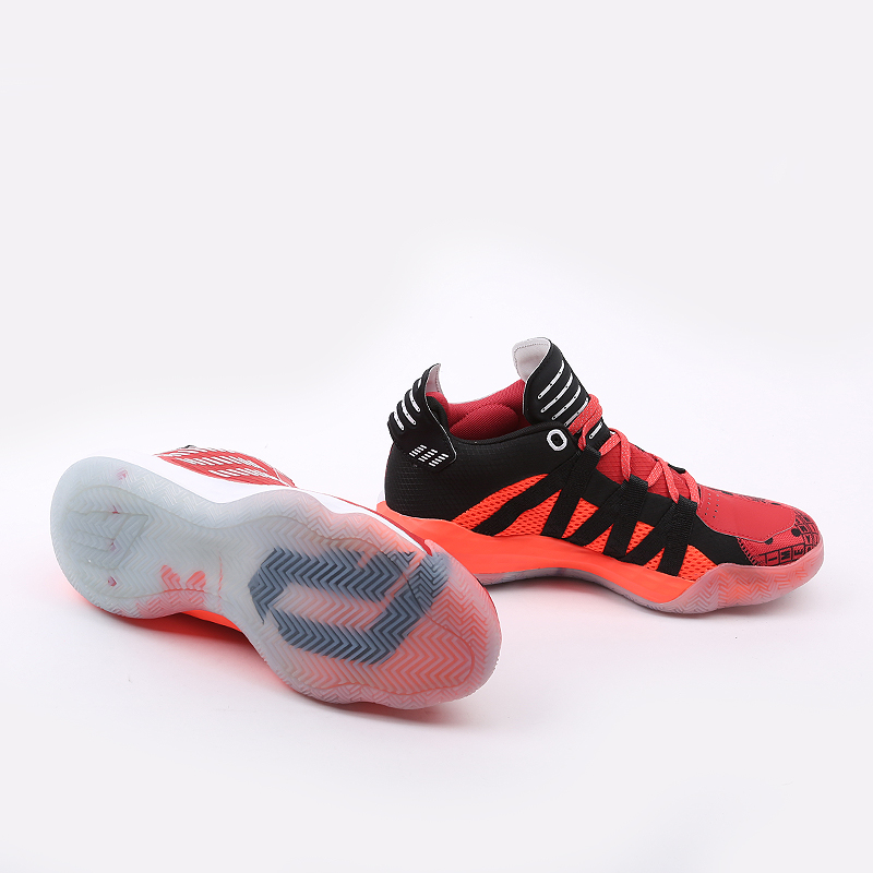  красные баскетбольные кроссовки adidas Dame 6 GCA EF9878 - цена, описание, фото 5